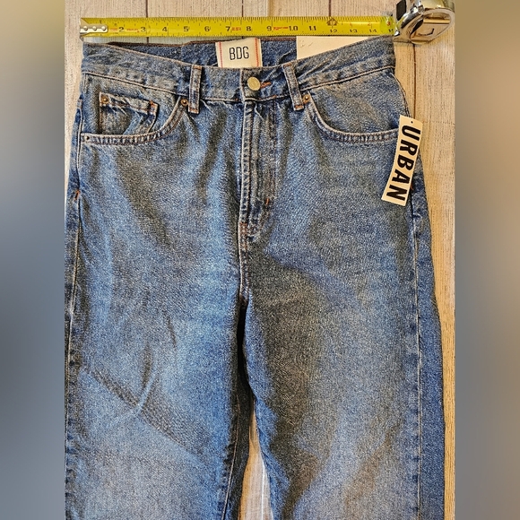 BDG Urban Outfitters Size 25 Cowboy Jeans Hi-Rise Straight Leg New w/ Tags - Picture 5 of 8